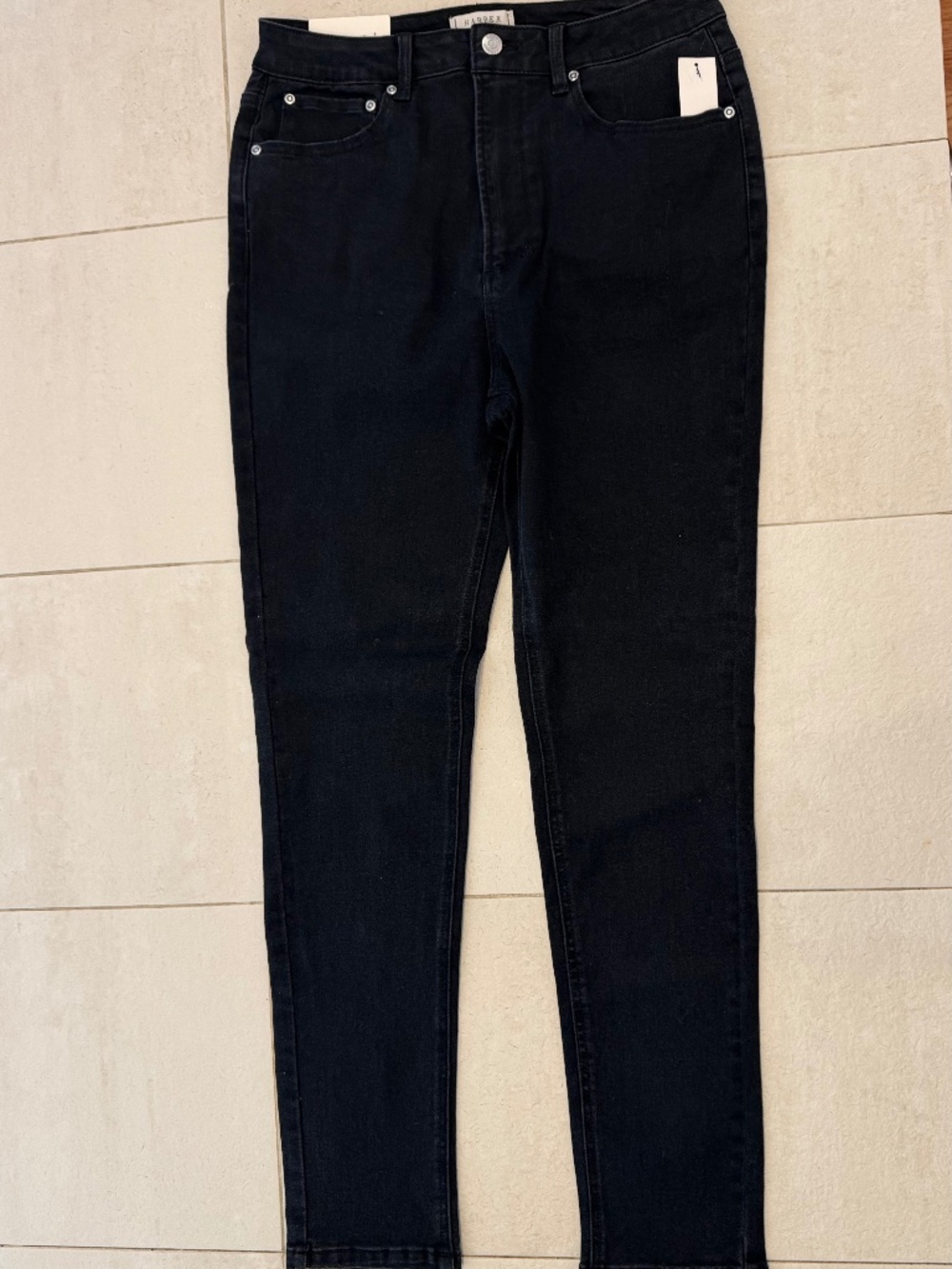 Harper Heritage High Rise Skinny Fit Black Jeans - Size 28 - New With Tags